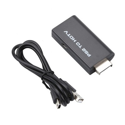 For Playstation 2 PS2 To HDMI-Compatible Adaptor HD RCA AV Audio Video Connecter