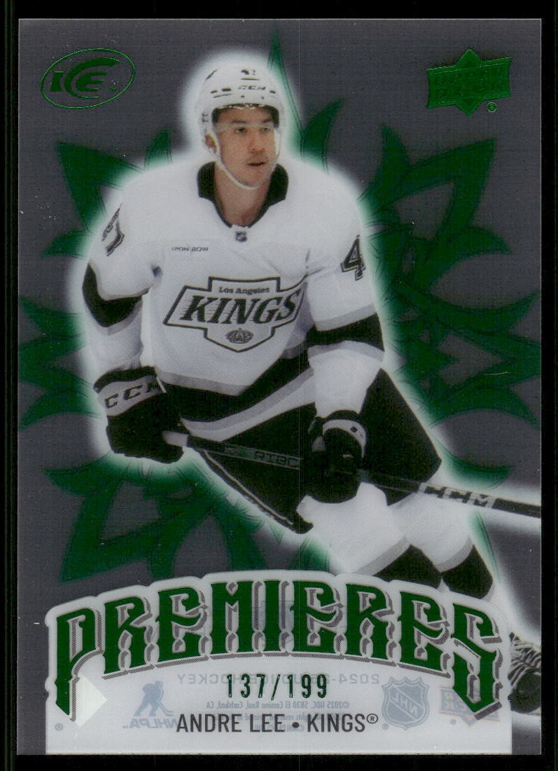 2024-25 Upper Deck Ice Emerald Green #226 Andre Lee /199 - HKY