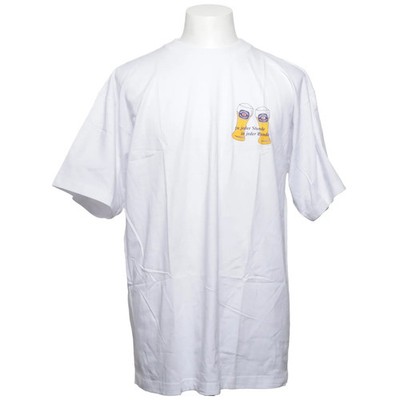 Basic Wear, T-shirt, Größe: XL, Weiß, Baumwolle, Print, Herren #43g