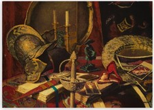 Quadro,GIOVAN FRANCESCO GONZAGA (1921-2007)Serigrafia su tela,Natura Morta.