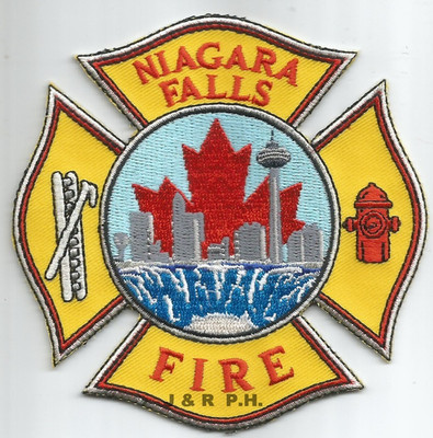 Niagara Falls  Fire Dept., Ontario, Canada (4'' x 4'' size)  fire patch