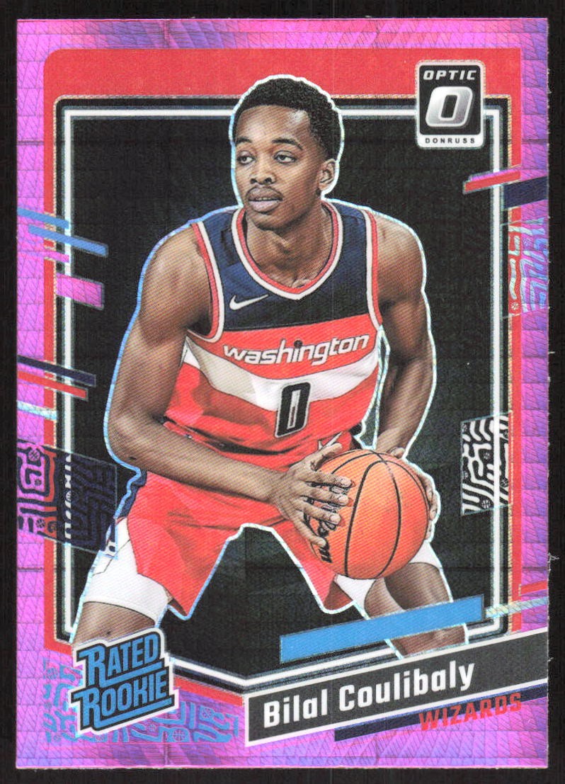 10597F 2023-24 Donruss Optic #243 Bilal Coulibaly Hyper Pink