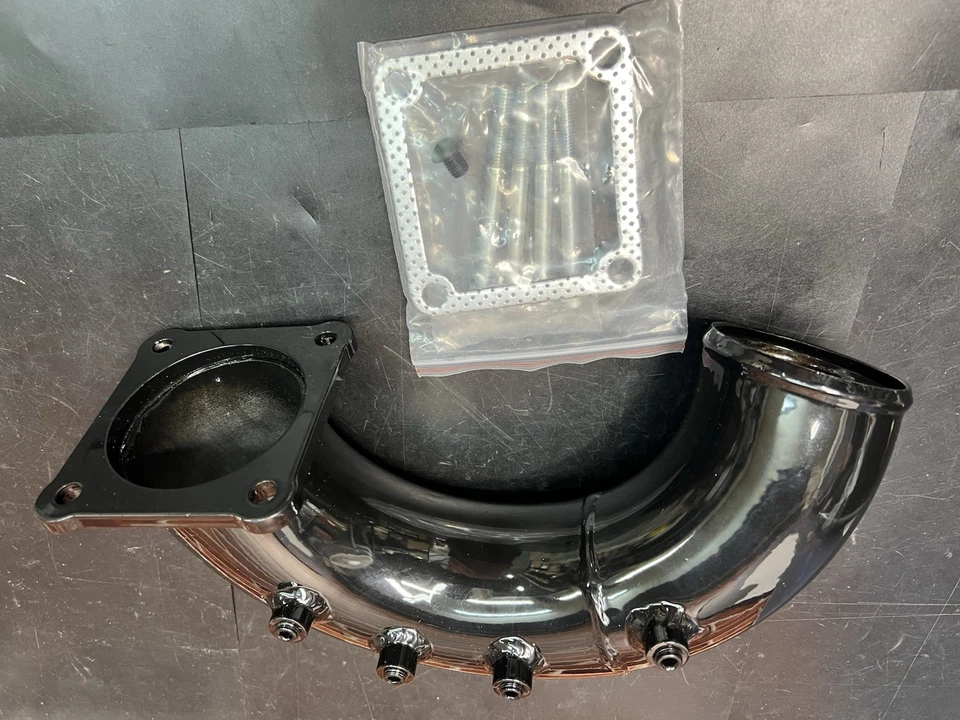 3" High Flow Air Intake Elbow Tube For 1998.5-2002 Dodge Ram 2500 3500 5.9L Cumm Foto 2 de 4