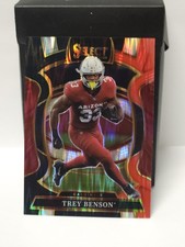 2025 Panini Select Football Red And Black Trey Benson #23