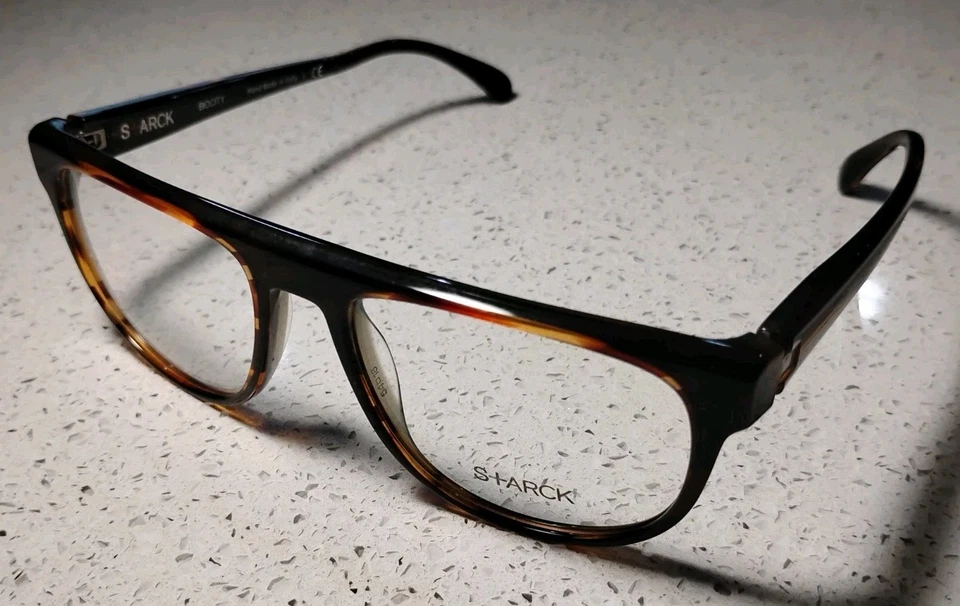 Óculos Mikli Starck Eyes RX tartaruga polida SH3020 0014 54-18-140 - Imagem 2 de 4