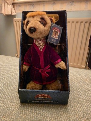 Jakows Spielzeugladen Aleksandr Orlow Erdmännchen Sammlerstück Plüsch in Box & Zertifikat