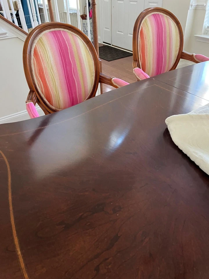 Luxury French Empire 7 Piece Dining Set By Stanley Furniture - Image 4 of 4