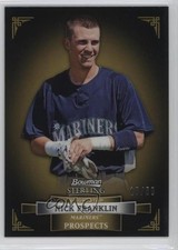 2012 Bowman Sterling Prospects Gold Refractor 13/50 Nick Franklin #BSP19 1c7