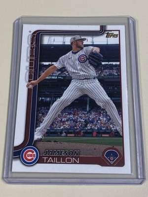 2025 Topps Series 1 - Jameson Taillon #134 Golden Mirror SSP    