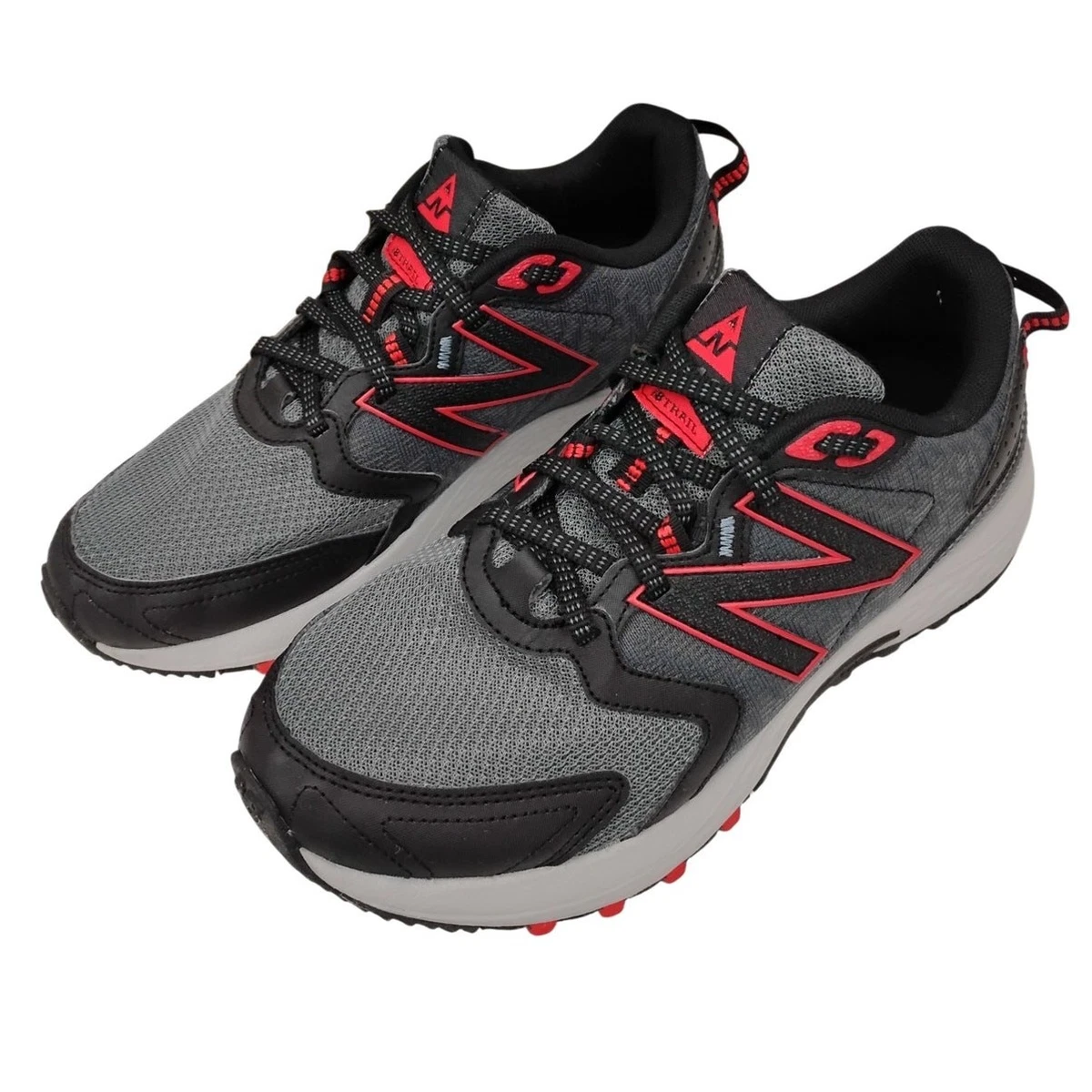 New Balance 410v7 Black Grey Red‎ Mens Hiking Sneakers Sz 9 4E Shoes Extra Wide New Balance 410v7 Black for Sale | Authenticity Guaranteed  main image 3