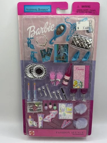 Vintage 2002 Barbie Fashion Avenue Accessory Bonanza バービー ファッション アベニュー アクセサリーセット