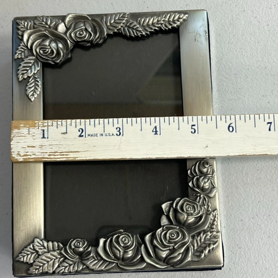 Álbum de fotos vintage Royal Limited Silver Rose contiene fotos de 5x7 Foto 3 de 4