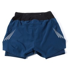 ›Men 2 In 1 Running Shorts High Waist Athletic Shorts Sport Shorts Workout