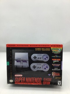 Nintendo SNES Classic w/ x2 Controllers in Box Tested Works