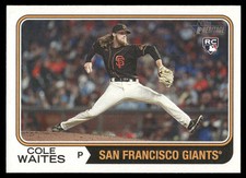 2023 Topps Heritage #258 Cole Waites - NM+