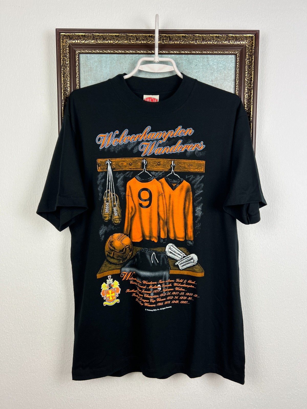 Vintage Nutmeg Wolverhampton Wolves Football Shirt Soccer Jersey Trikot Size M
