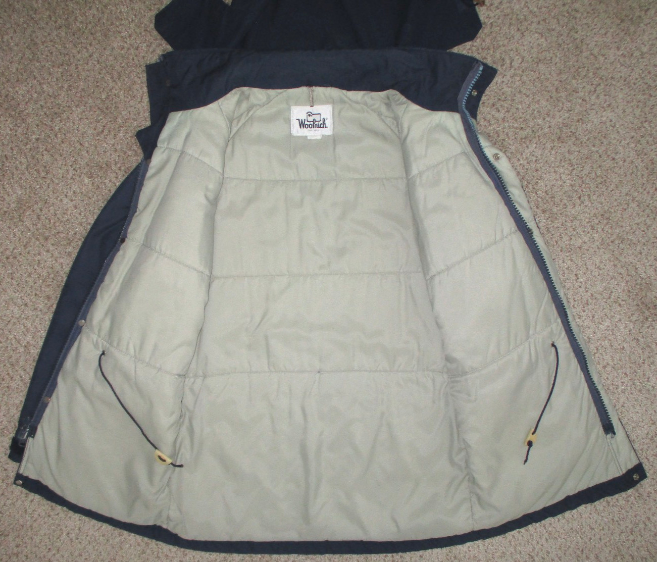 Woolrich Field Jacket Lined Insulated Hooded Vint… - image 5