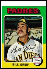 1975 Topps #168 Bill Greif San Diego Padres