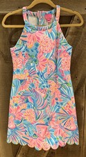 Lilly Pulitzer Resort Girls Dress Sophelia Shift Tropical Punch Size 14 wm s S
