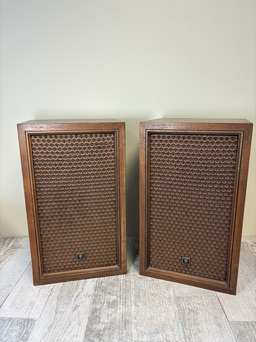 Rare Kenwood KL-220 2-Way Speakers System - Made in Japan - Free