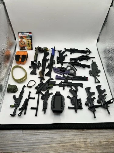 1/12 Scale GIJoe Classified Weapons & Accessories Lot Of 28 Pieces 1/12 Scale