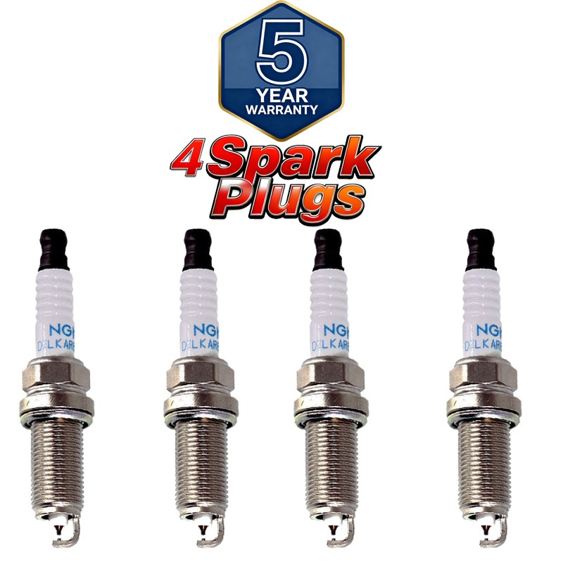 4x NGK Iridium For Nissan Altima Rogue Sentra Spark Plugs 22401-JA01B DILKAR6A11