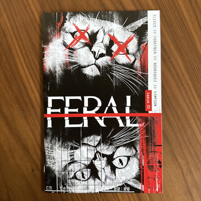 FERAL # 5 JAVAN JORDAN TERRIFICON DEPARTMENT OF TRUTH LTD 400 In Toploader NM+