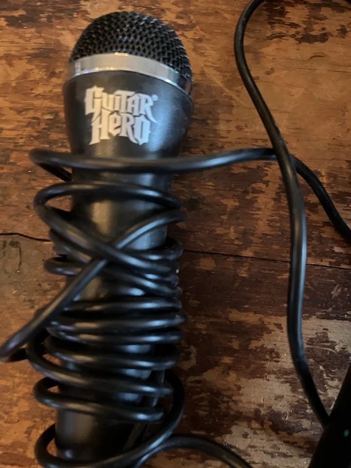 Guitarra PlayStation Guitar Hero banda com microfone sem dongle - Imagem 4 de 4