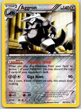 Aggron 80/124 Holo Rare Dragons Exalted Reverse Holofoil (Near Mint)