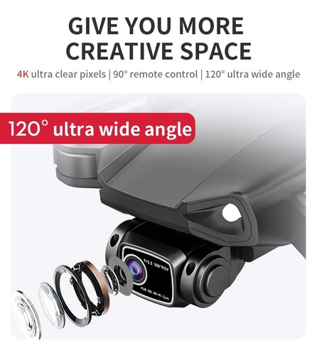 Drone con telecamera 4K Professionale Pieghevole con GPS Valigetta - Foto 14 di 14