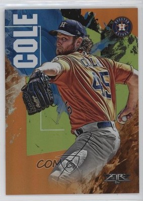 2019 Topps Fire Orange 44/299 Gerrit Cole #82 11qd