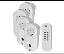 Steckdose Brennenstuhl RC CE1 4001 Funksteckdosen-Set - Weiß, 4 Stück (1507050)