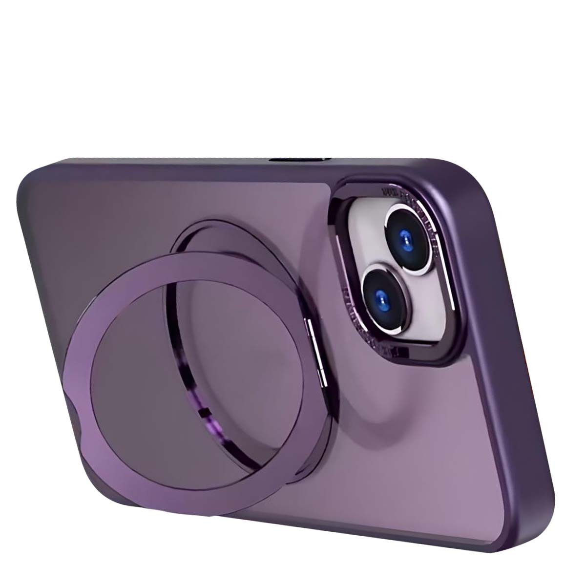 Coque iPhone 16 Plus antichoc violette pour vos appels vidéo de bureau - 2