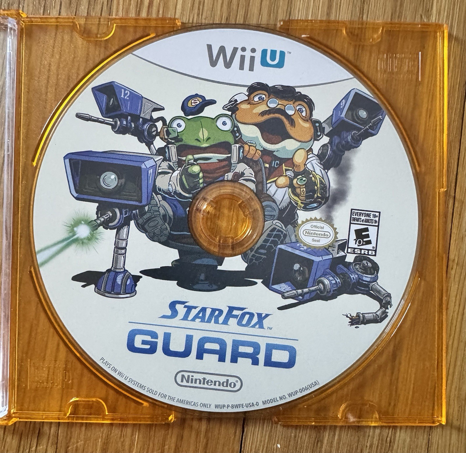 Star Fox Guard (Nintendo Wii U, 2016) Disc Only. Tested