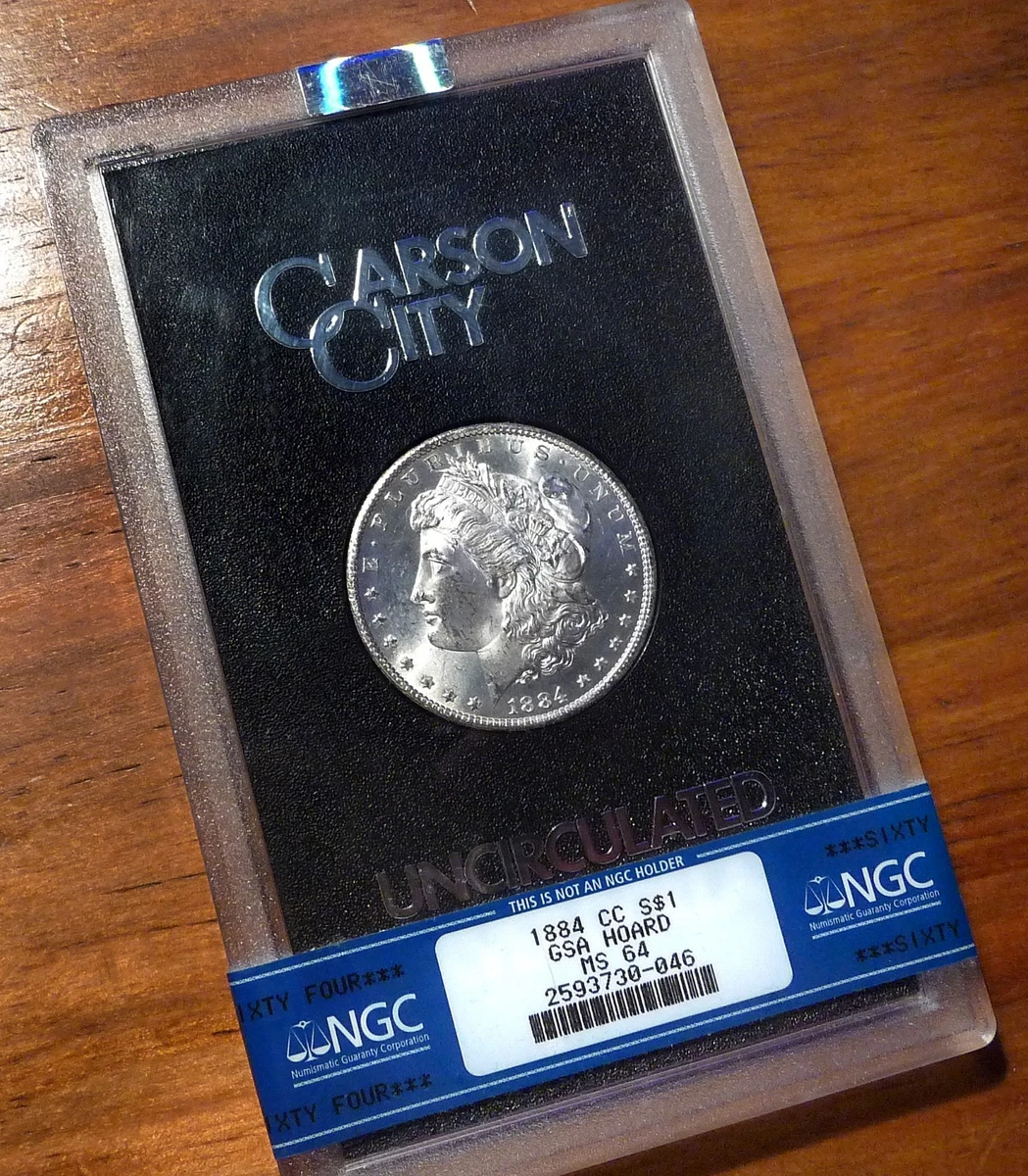 Carson City Grade MS 64 1884 Year Morgan US Dollars (1878-1921