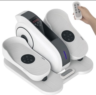 SPORTNOW Unter Schreibtisch Crosstrainer Pedaltrainer mit 10 Geschwindigkeiten, weiß