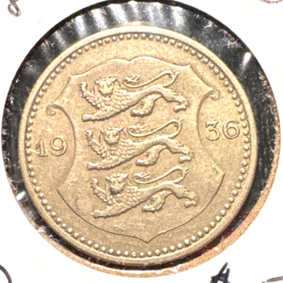 Estonia 1936 50 Senti KM 18 XF (1)