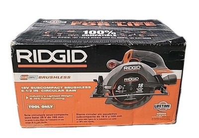 NEW!! RIDGID 18V SubCompact Brushless Cordless 6-1/2 in. Circular Saw -Tool Only