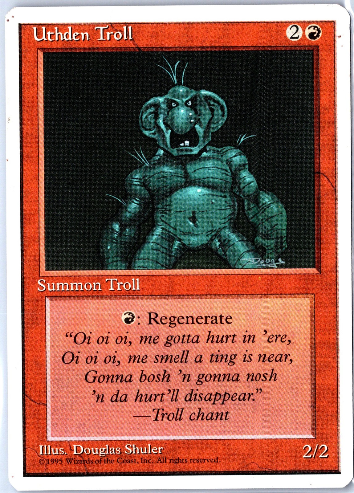 MAGIC TG: Fourth Edition # Uthden Troll Uncommon .M2A