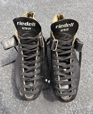 Riedell RS-1000 Indoor Roller Skates Black w/ Sure-Grip Invader 61 Plate