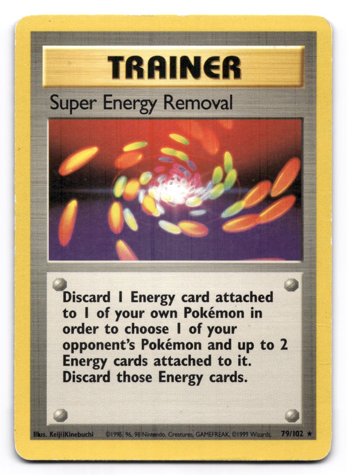 Super Energy Removal LP 79/102 Unlimited Base Set Pokemon TCG Regular