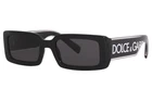 Dolce & Gabbana DG6187 501/87 Sunglasses Women's Black/Dark Grey Lenses 53mm