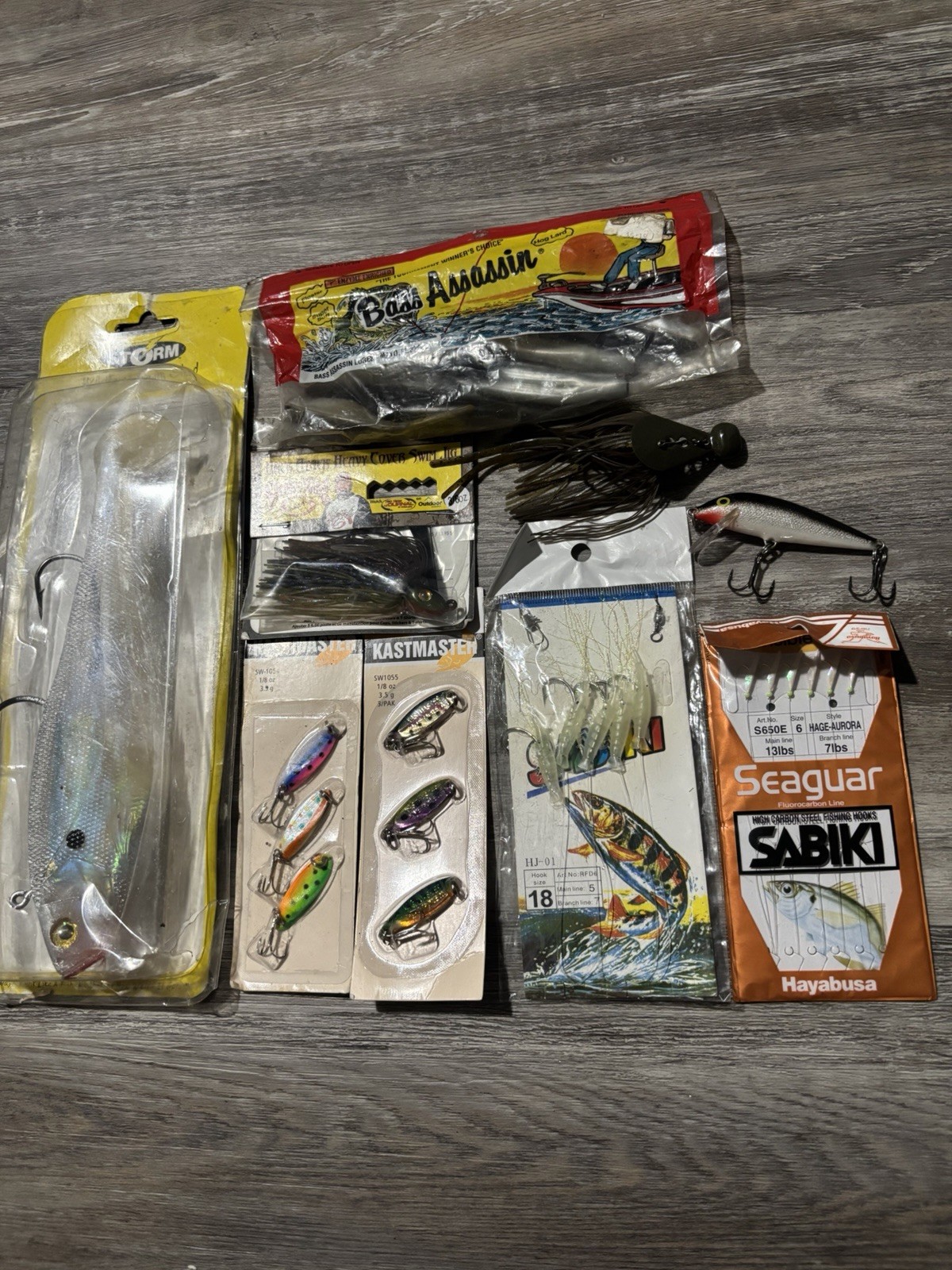 Fishing Lure Lot including Kastmaster, Rapala, Strike King, Bass Assassins Storm - Image 2
