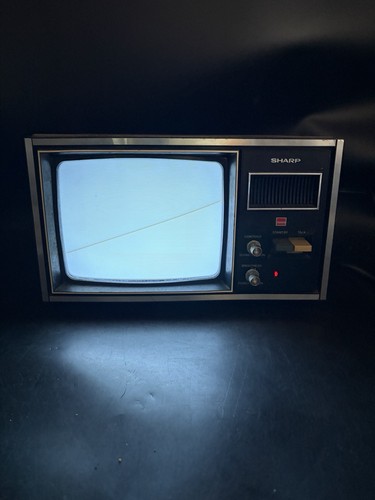 Vintage Sharp IT-25Z Door Camera ~ 9" CRT Screen ~ Tested to Power Up