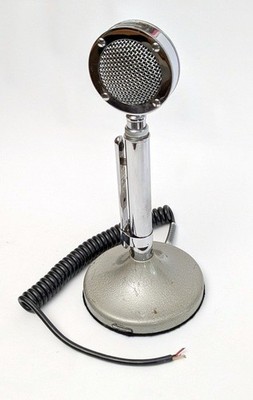 Astatic D-104 microphone - coiled cord with T-UG8 stand - very nice condition!