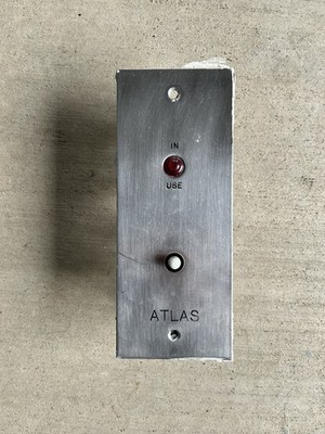 Atlas Elevator Call Station Stainless Steel With Red Jewel Light
