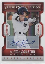 2014 Elite Extra Edition Inspirations Die-Cut Signatures Austin Cousino Auto 0a7