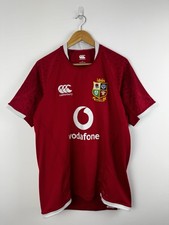 British and Irish Lions 2021 Red Canterbury Rugby Shirt Men's Size Large