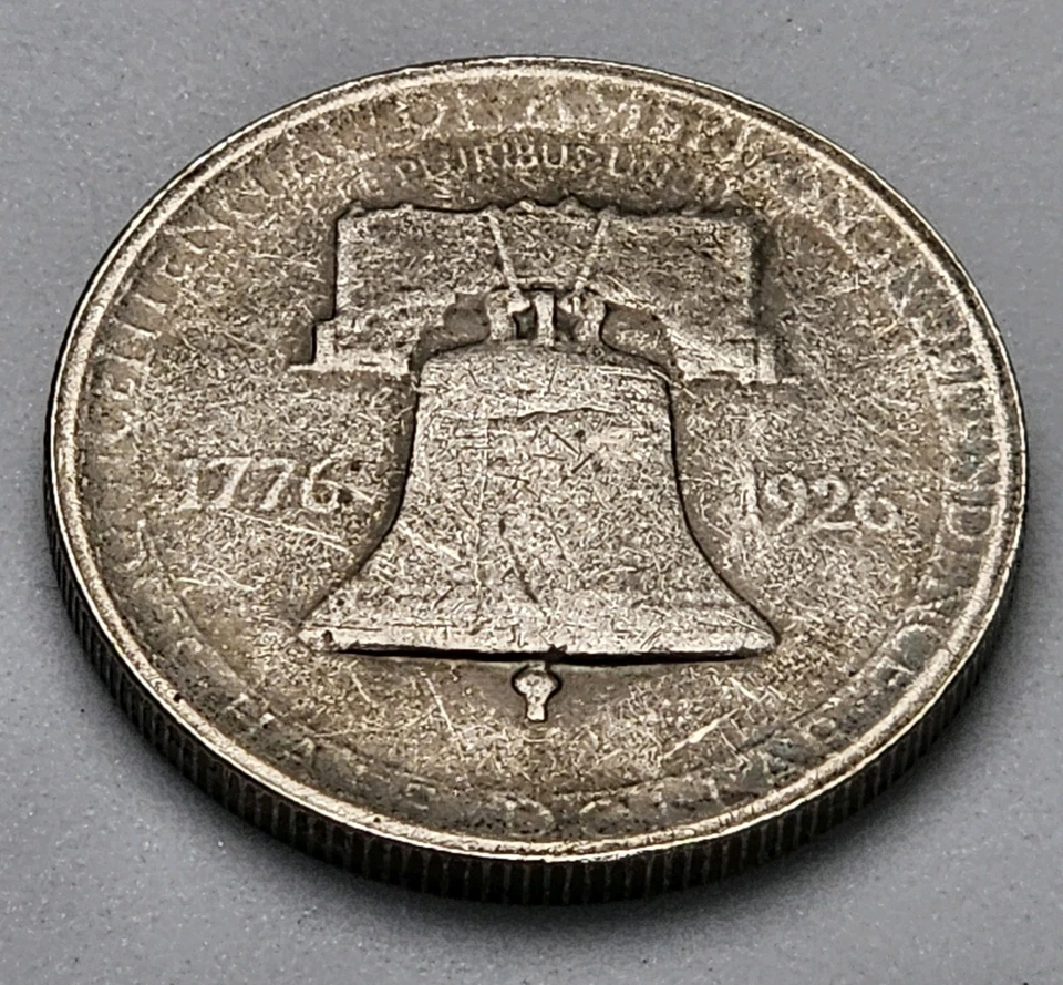 1926 Sesquicentennial Commemorative Silver Half Dollar Vintage - Image 2 of 4
