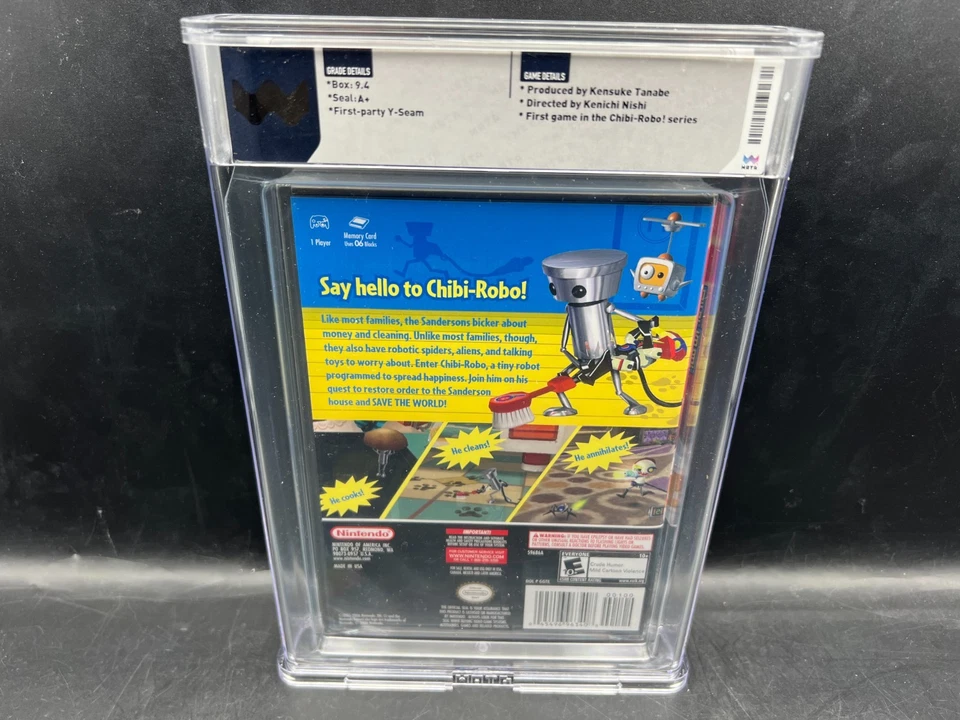 Chibi Robo USA Nintendo GameCube WATA 9.4 A+ FACTORY SEALED RARE VGA - Image 2 of 4